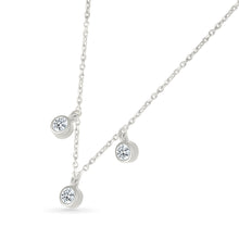 Sparkling Diamond Drop Necklace