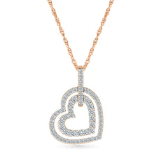 Desiring Beauty Heart Diamond Pendant