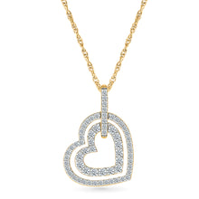 Desiring Beauty Heart Diamond Pendant