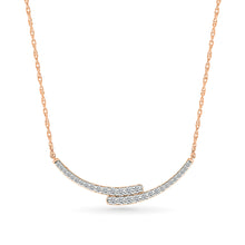Arc Lamp Diamond Necklace
