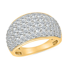 Saisha Gold & Diamond Sparkle Ring