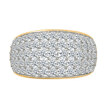 Saisha Gold & Diamond Sparkle Ring
