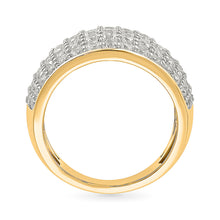 Saisha Gold & Diamond Sparkle Ring