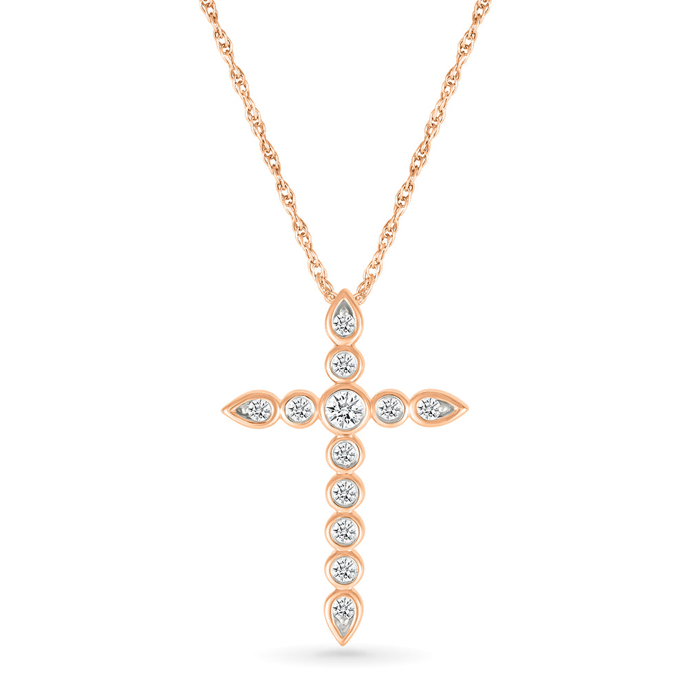 Divine Diamond Cross Pendant
