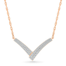 Sparkling  Diamond V-Necklace