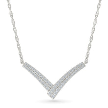 Sparkling  Diamond V-Necklace