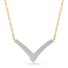Sparkling  Diamond V-Necklace