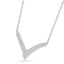 Sparkling  Diamond V-Necklace