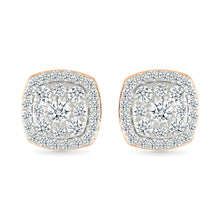 Swish Diamond Stud Earrings