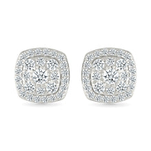 Swish Diamond Stud Earrings