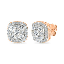 Swish Diamond Stud Earrings