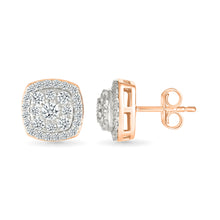Swish Diamond Stud Earrings