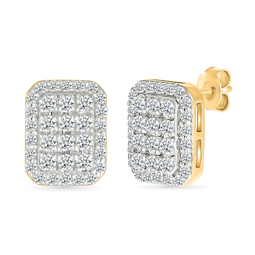 Imperial Diamond Stud Earrings