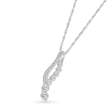 Dazzling Swirl Drop Pendant