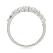 Lattice Tripartite Gold & Diamond Ring