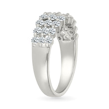Lattice Tripartite Gold & Diamond Ring