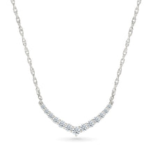 Serene curved Diamond Necklace