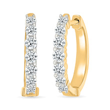 Classic Loop Diamond Earrings