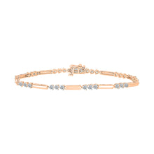 Shimmering Symphony Gold & Diamond Bracelet
