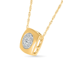 Orbital Radiance Gold & Diamond Pendant