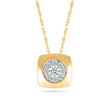 Orbital Radiance Gold & Diamond Pendant