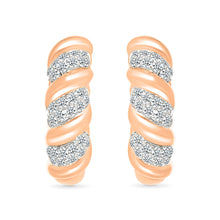 Sparkly and Chic Twisted Earrings