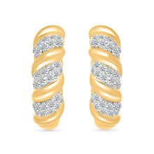 Sparkly and Chic Twisted Earrings