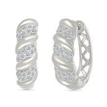 Sparkly and Chic Twisted Earrings