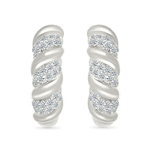 Sparkly and Chic Twisted Earrings