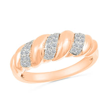 Shining Grid Diamond Ring