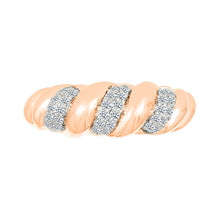 Shining Grid Diamond Ring