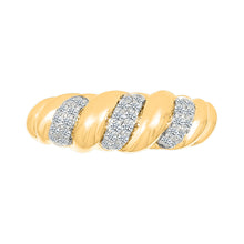 Shining Grid Diamond Ring