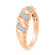Shining Grid Diamond Ring