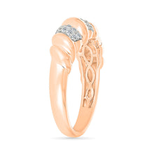 Shining Grid Diamond Ring