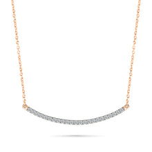 Classic Diamond Curved Necklace