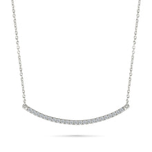 Classic Diamond Curved Necklace