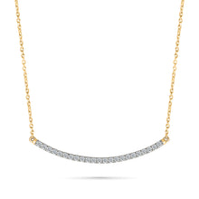Classic Diamond Curved Necklace