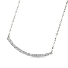 Classic Diamond Curved Necklace