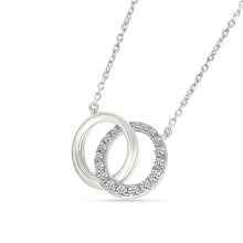 Interlocking Sparkling Diamond Necklace