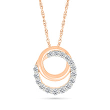 Vivid Embrace Diamond Pendant