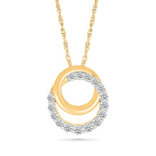 Vivid Embrace Diamond Pendant