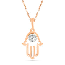 Dazzling Diamond Hamsa Pendant