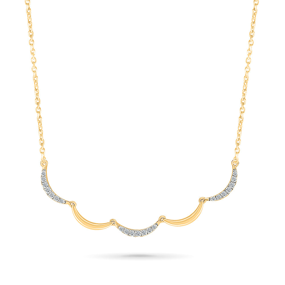Celestial Curve Diamond Necklace