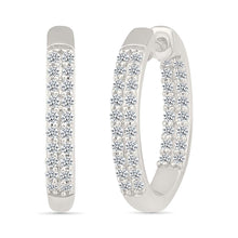Elegant Diamond Bar Earrings