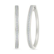 Felix Hoops Gold & Diamond  Earrings