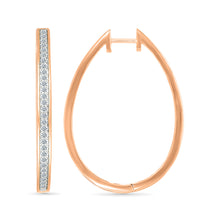 Felix Hoops Gold & Diamond  Earrings