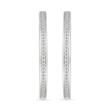 Felix Hoops Gold & Diamond  Earrings