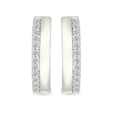 Nora Glint  Gold & Diamond Hoops Earrings