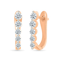 Purram  Gold & Diamond Studs  Earrings