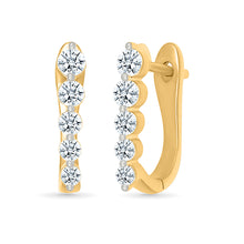 Purram  Gold & Diamond Studs  Earrings